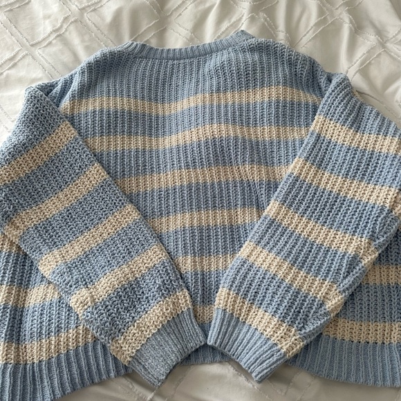 tilly’s blue and white striped knitted sweater - Picture 3 of 3